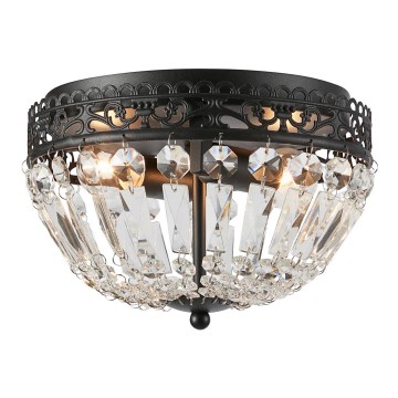 Markslöjd 108598 - Taklampa ETIENNE 2xE14/40W/230V svart
