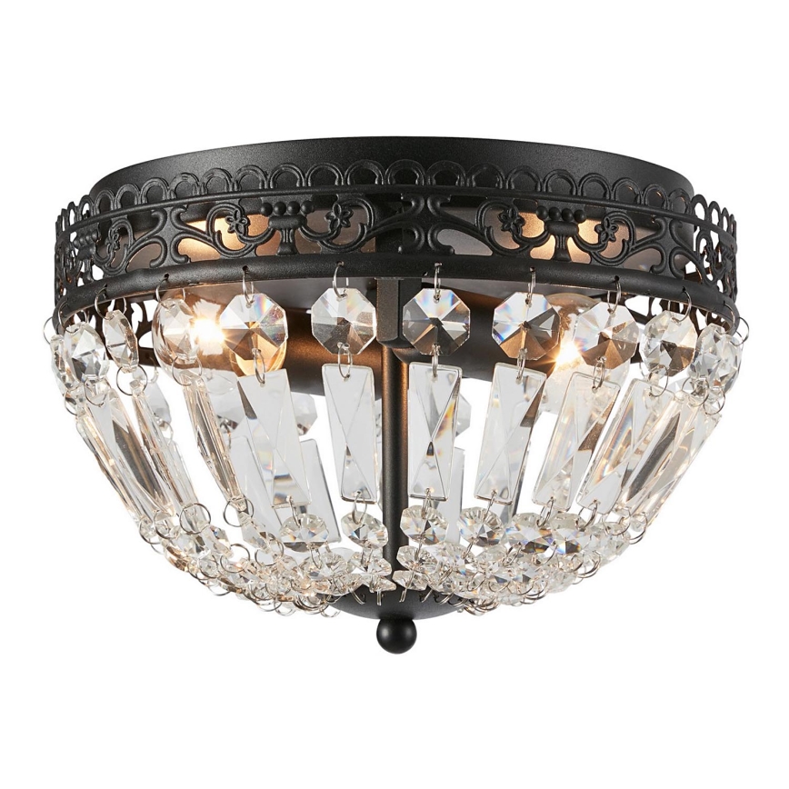 Markslöjd 108598 - Taklampa ETIENNE 2xE14/40W/230V svart