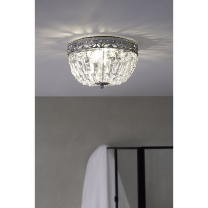 Markslöjd 108599 - Taklampa ETIENNE 2xE14/40W/230V skinande krom