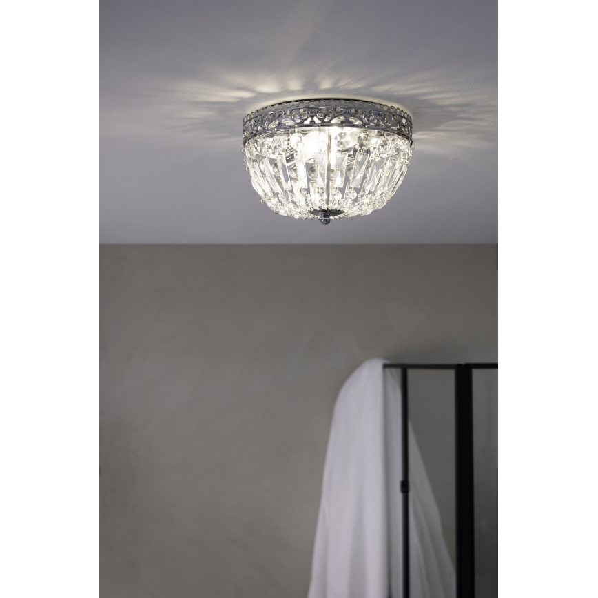 Markslöjd 108599 - Taklampa ETIENNE 2xE14/40W/230V skinande krom