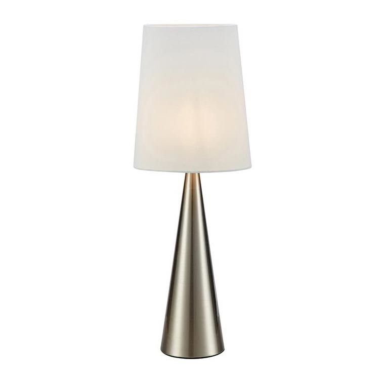 Markslöjd 108624 - Bordslampa CONUS 1xE14/40W/230V vit/matt krom