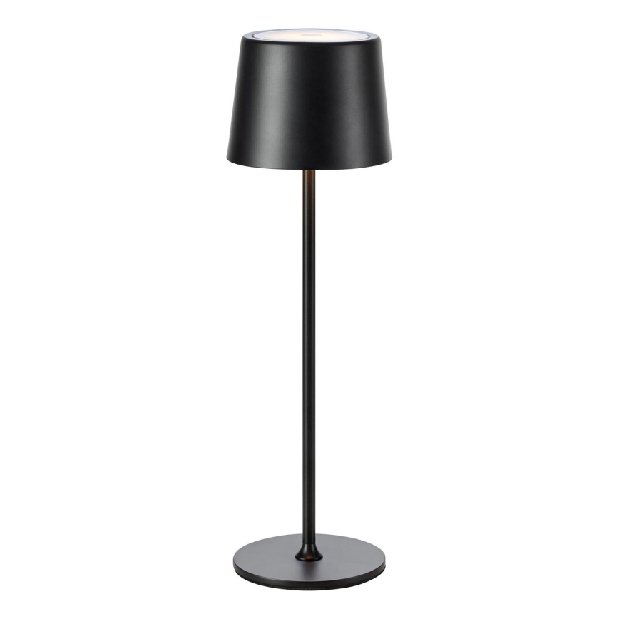 Markslöjd 108653 - LED Ljusreglerad rechargeable lampa FIORE LED/2W/5V IP44 38 cm svart