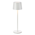 Markslöjd 108654 - LED dimbar uppladdningsbar lampa FIORE LED/2W/5V IP44 38 cm vit