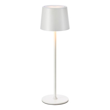 Markslöjd 108654 - LED Ljusreglerad rechargeable lampa FIORE LED/2W/5V IP44 38 cm vit