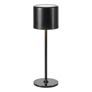 Markslöjd 108657 - LED Ljusreglerad uppladdningsbar bordslampa FILO LED/2W/5V IP44 30 cm svart