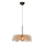 Markslöjd 108659 - Ljuskrona med textilsladd STYRKA 1xE27/40W/230V diameter 63 cm beige