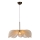 Markslöjd 108661 - Ljuskrona med textilsladd STYRKA 1xE27/40W/230V diameter 75 cm beige