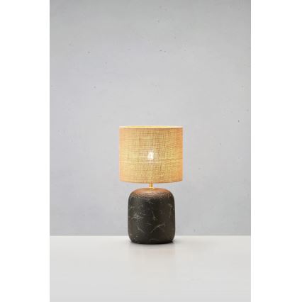 Markslöjd 108683 - Bordslampa MONTAGNA 1xE14/40W/230V 32 cm beige/svart