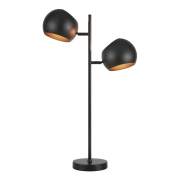 Markslöjd 108691 - Bordslampa EDGAR 2xE14/40W/230V svart