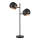 Markslöjd 108691 - Bordslampa EDGAR 2xE14/40W/230V svart