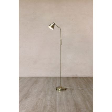 Markslöjd 108715 - Golvlampa STORY 1xE14/40W/230V mässing
