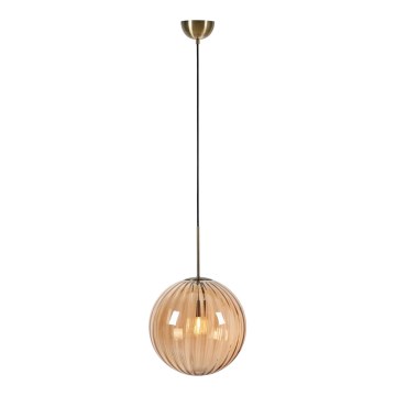 Markslöjd 108763 - Ljuskrona med textilsladd FENGARI 1xE14/40W/230V beige