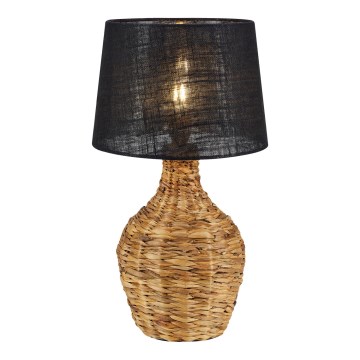 Markslöjd 108770 - Bordslampa PAGLIA 1xE27/40W/230V svart/rotting