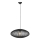Markslöjd 108793 - Ljuskrona med textilsladd FORENCE 1xE27/40W/230V diameter 60 cm svart