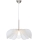 Markslöjd 108818 - Ljuskrona med textilsladd STYRKA 1xE27/40W/230V diameter 75 cm vit