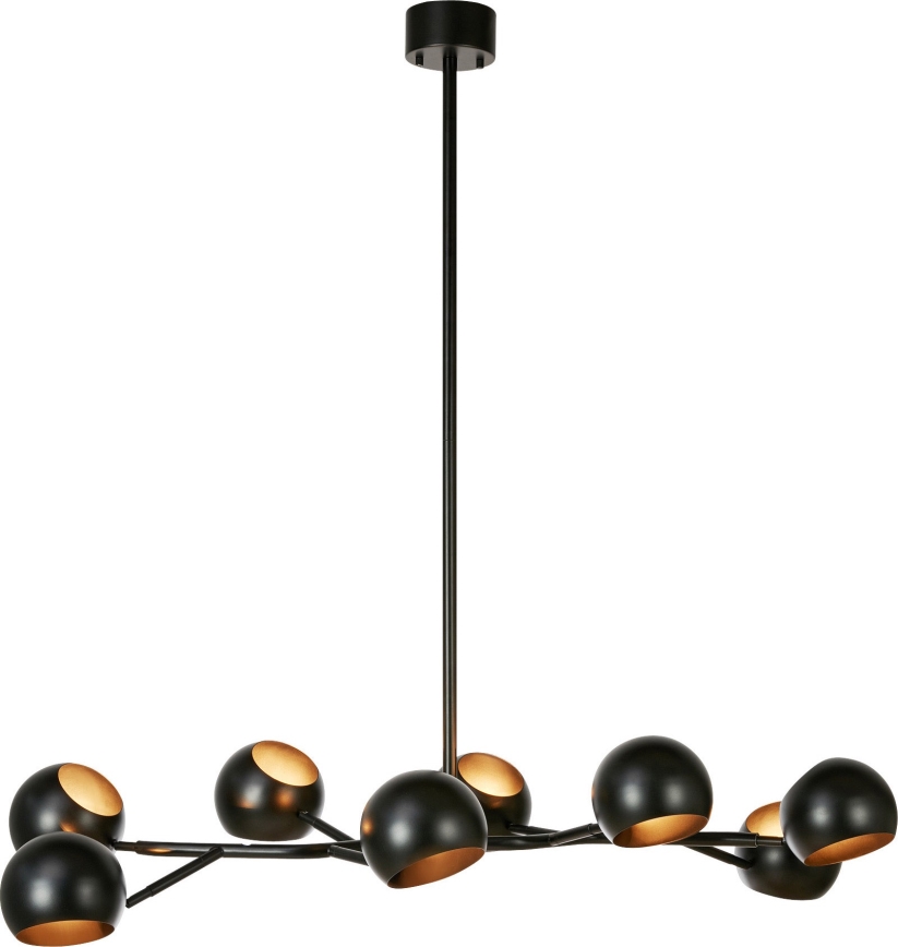 Markslöjd 108852 - Pendelkrona EDGAR 8xE14/40W/230V svart