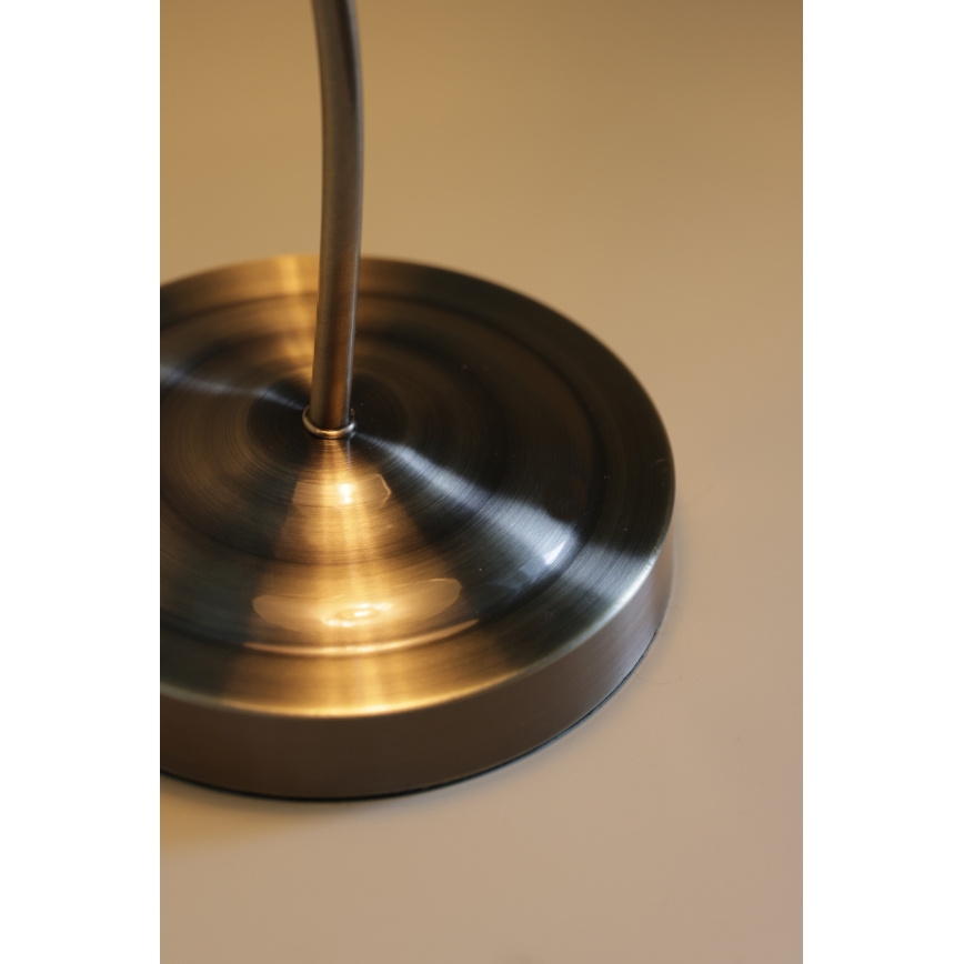 Markslöjd 108863 - Bordslampa VELA 1xE27/40W/230V mässing/vit