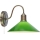 Markslöjd 108866 - Vägglampa VELA 1xE27/40W/230V mässing/grön