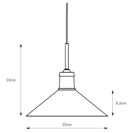 Markslöjd 108867 - Ljuskrona med textilsladd VELA 1xE27/40W/230V mässing/vit