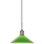 Markslöjd 108868 - Ljuskrona med textilsladd VELA 1xE27/40W/230V mässing/grön