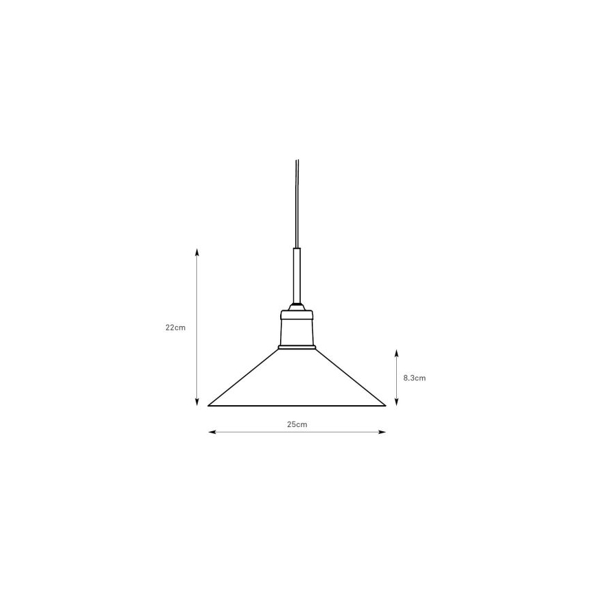 Markslöjd 108868 - Ljuskrona med textilsladd VELA 1xE27/40W/230V mässing/grön