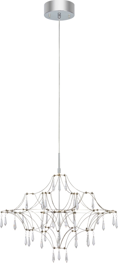 Markslöjd 108869 - LED Dimbar kristallkronkrona på snöre EFESOS LED/14W/230V diameter 60 cm
