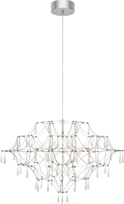 Markslöjd 108870 - LED Dimbar kristallkronkrona på snöre EFESOS LED/25W/230V diameter 80 cm