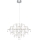 Markslöjd 108870 - LED Dimbar kristallkronkrona på snöre EFESOS LED/25W/230V diameter 80 cm