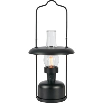 Markslöjd 108893 - Dimbar uppladdningsbar LED-bordslampa för utomhusbruk FANOS LED/2,5W/3,7V 4000 mAh IP44 svart