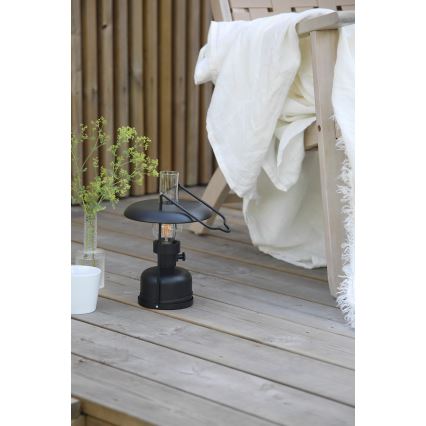 Markslöjd 108893 - Dimbar uppladdningsbar LED-bordslampa för utomhusbruk FANOS LED/2,5W/3,7V 4000 mAh IP44 svart