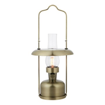 Markslöjd 108894 - LED dimbar uppladdningsbar utomhusbordslampa FANOS LED/2,5W/3,7V 4000 mAh IP44 mässing