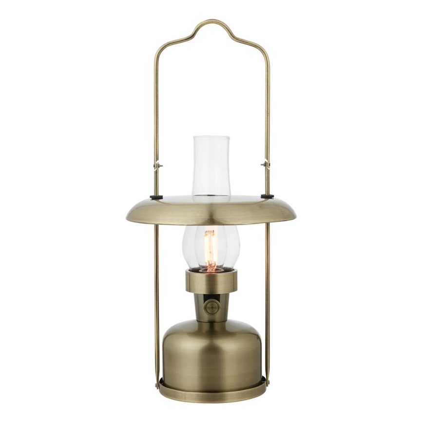 Markslöjd 108894 - LED dimbar uppladdningsbar utomhusbordslampa FANOS LED/2,5W/3,7V 4000 mAh IP44 mässing