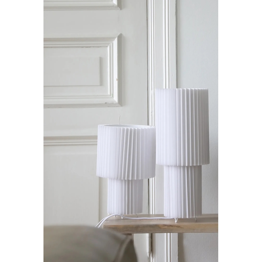 Markslöjd 108895 - Bordslampa CATIS 1xE27/60W/230V 32 cm vit
