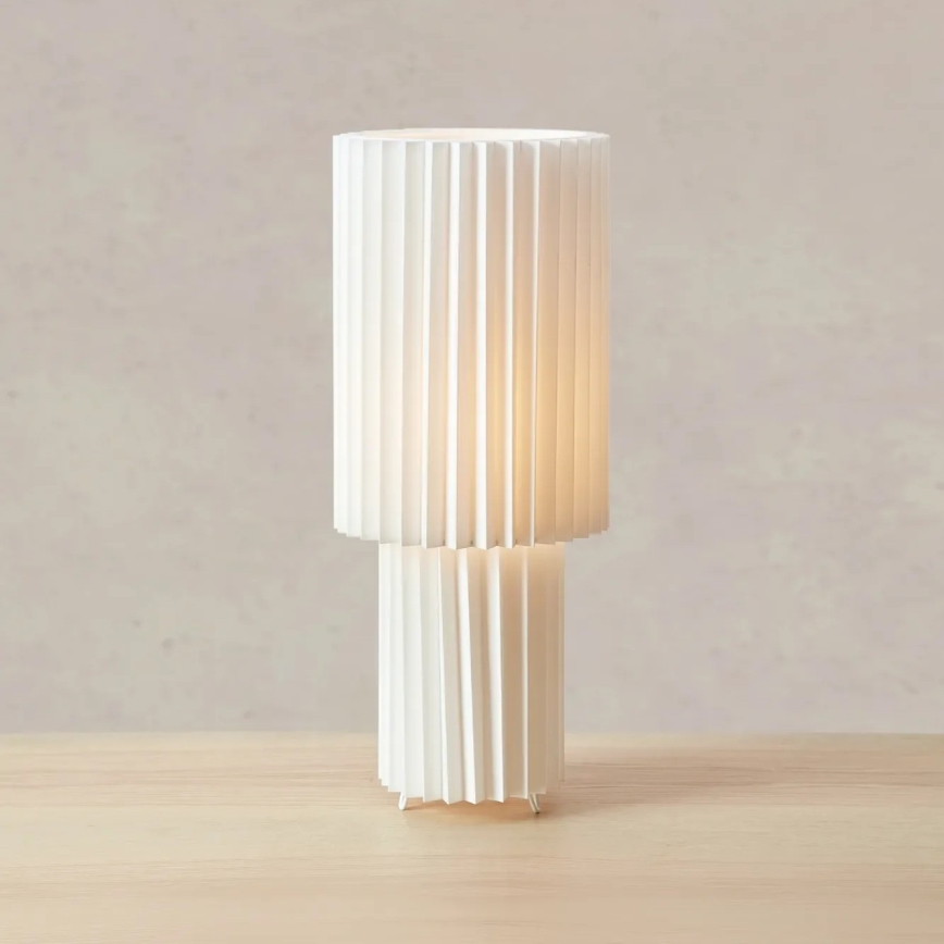 Markslöjd 108897 - Bordslampa CATIS 1xE27/60W/230V 45 cm vit