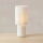 Markslöjd 108897 - Bordslampa CATIS 1xE27/60W/230V 45 cm vit