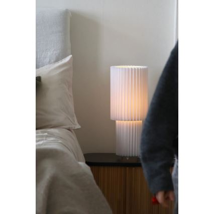 Markslöjd 108897 - Bordslampa CATIS 1xE27/60W/230V 45 cm vit