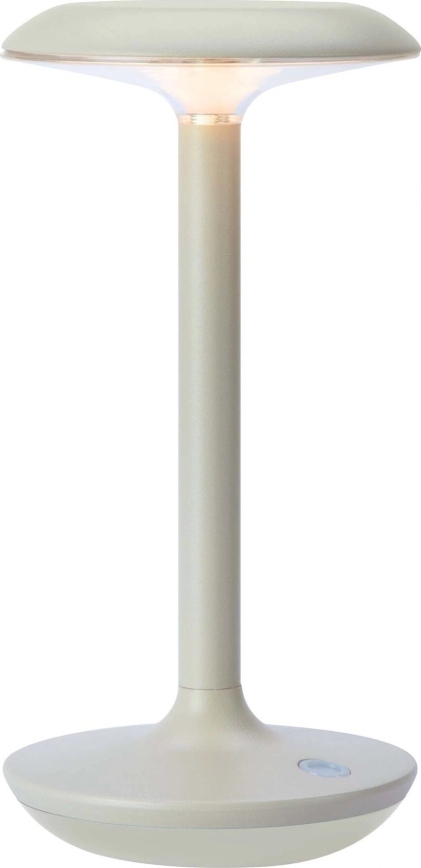 Markslöjd 108917 - LED Ljusreglerad utomhus uppladdningsbar bordslampa PETIT LED/2W/1800 mAh 2200/2700/3000K IP44 grå