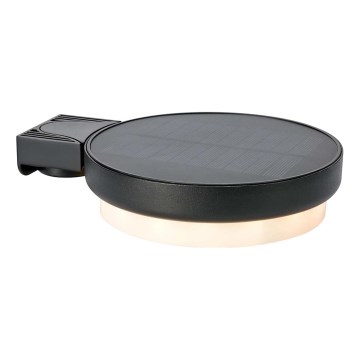 Markslöjd 108952 - LED Dimbar solcellsdriven väggarmatur FRAME LED/2W/3,7V 4000 mAh IP44 svart