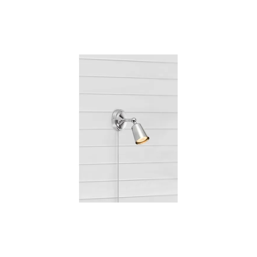 Markslöjd 108979 - Väggmonterad spotlight TINY 1xGU10/7W/230V blank krom