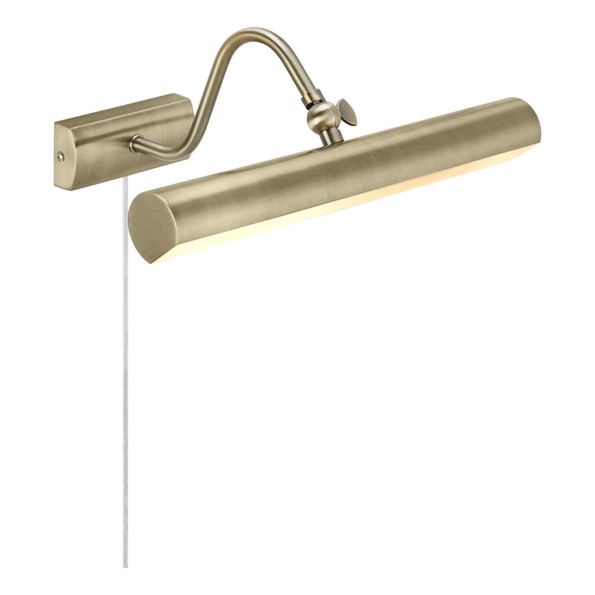 Markslöjd 108982 - Tavellampa CIGLIA 2xE14/40W/230V mässing