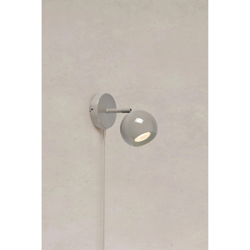 Markslöjd 108983 - Väggspot POP 1xGU10/7W/230V, grå