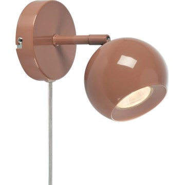 Markslöjd 108984 - Väggspotlight POP 1xGU10/7W/230V brun