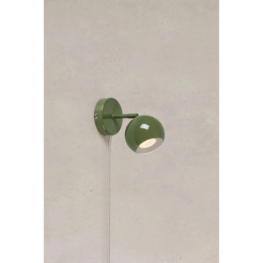 Markslöjd 108985 - Väggspot POP 1xGU10/7W/230V grön