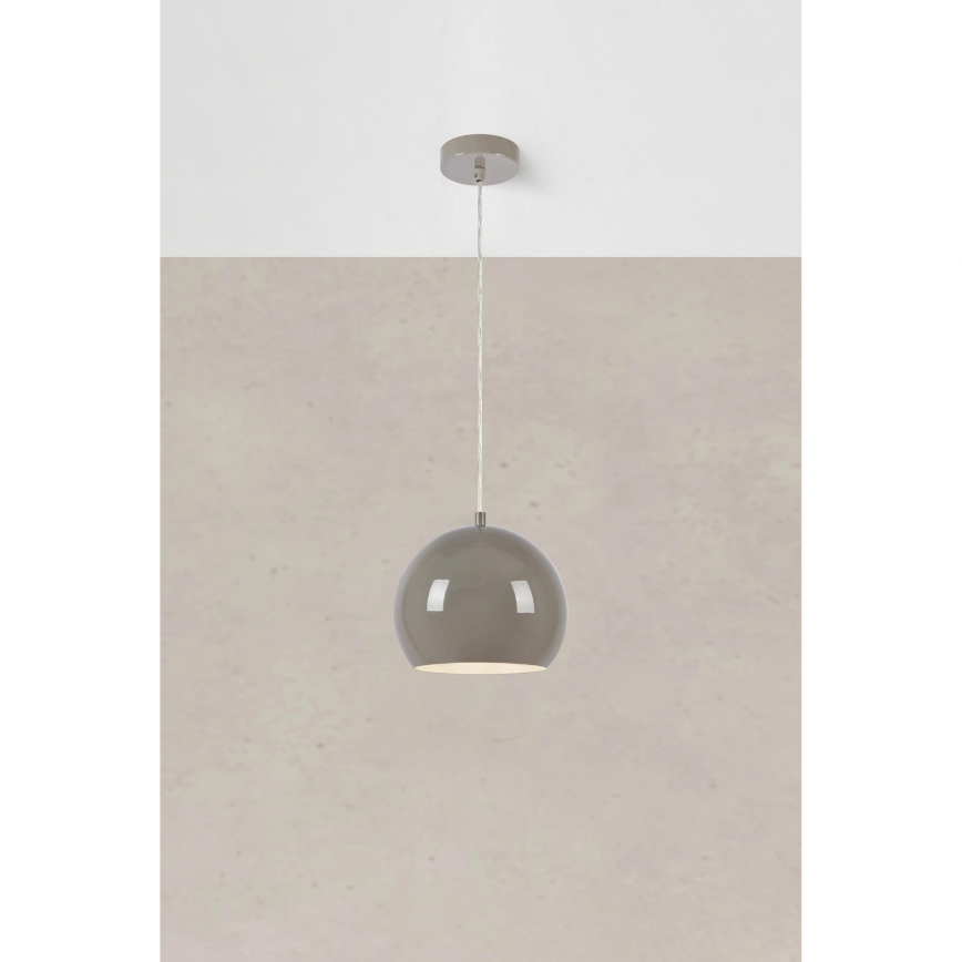 Markslöjd 108989 - Pendellampa med vajer POP 1xGU10/7W/230V Ø 20 cm grå