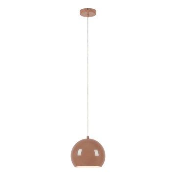 Markslöjd 108990 - Pendellampa POP med kabel 1xGU10/7W/230V Ø 20 cm brun