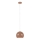 Markslöjd 108990 - Pendellampa POP med kabel 1xGU10/7W/230V Ø 20 cm brun