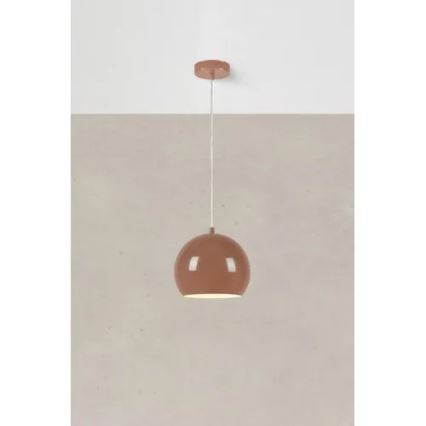 Markslöjd 108990 - Pendellampa POP med kabel 1xGU10/7W/230V Ø 20 cm brun