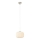 Markslöjd 109008 - Pendellampa SOBER på sladd 1xE27/40W/230V Ø 25 cm mattkrom