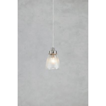 Markslöjd 109009 - Pendellampa med sladd BELLIS 1xE14/40W/230V matt krom