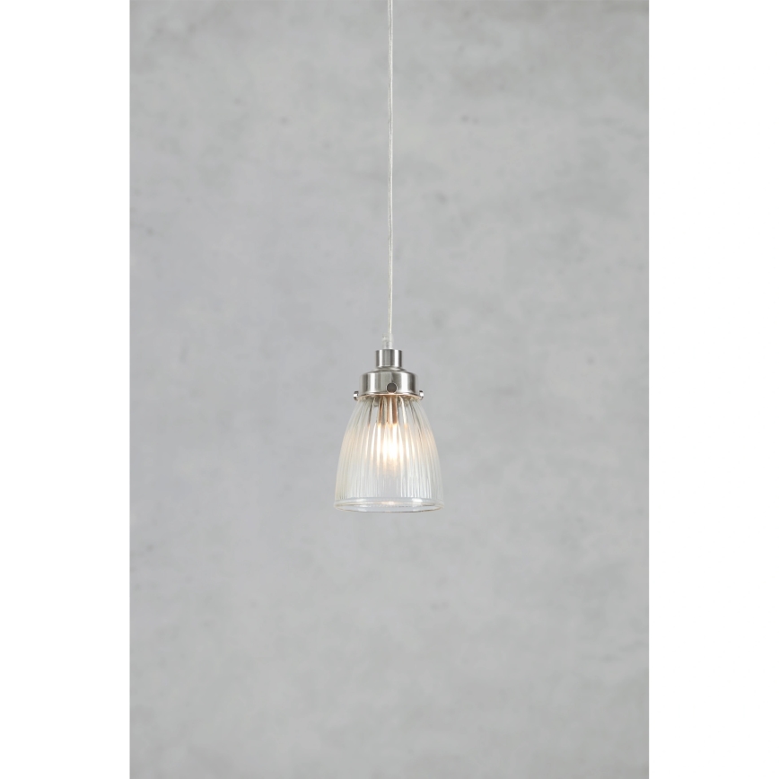 Markslöjd 109009 - Pendellampa med sladd BELLIS 1xE14/40W/230V matt krom